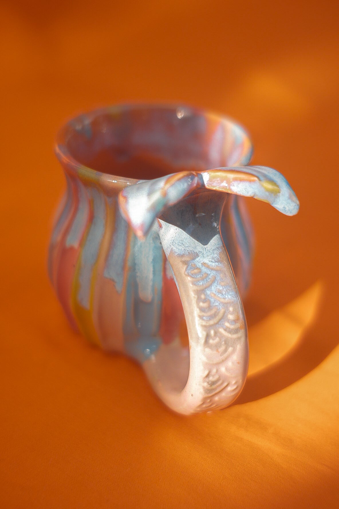 Rainbow mermaid mug