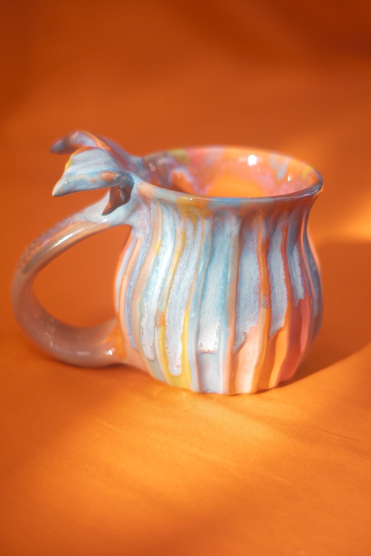 Rainbow mermaid mug