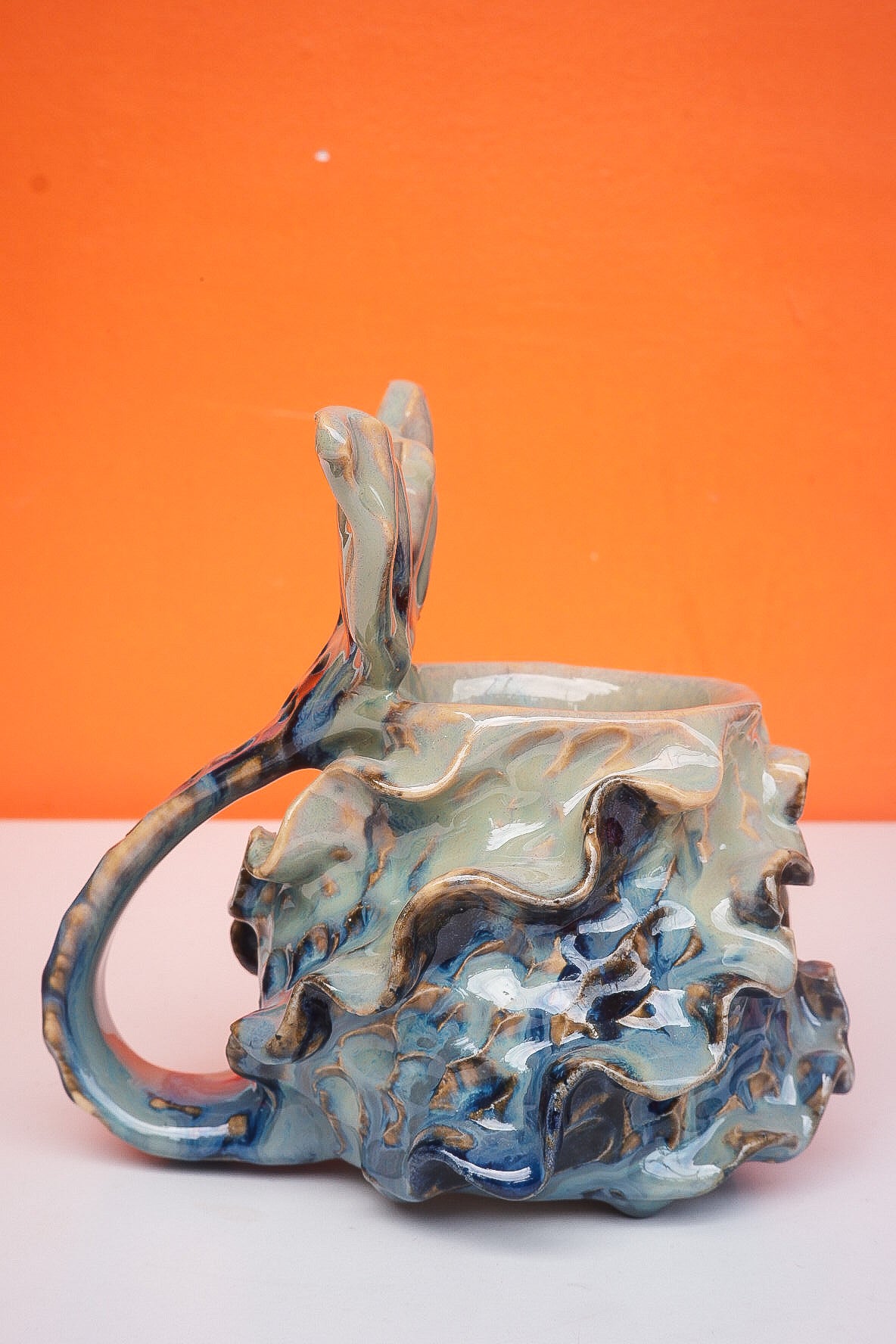 Opal green Oceana Mermug (Discounted)