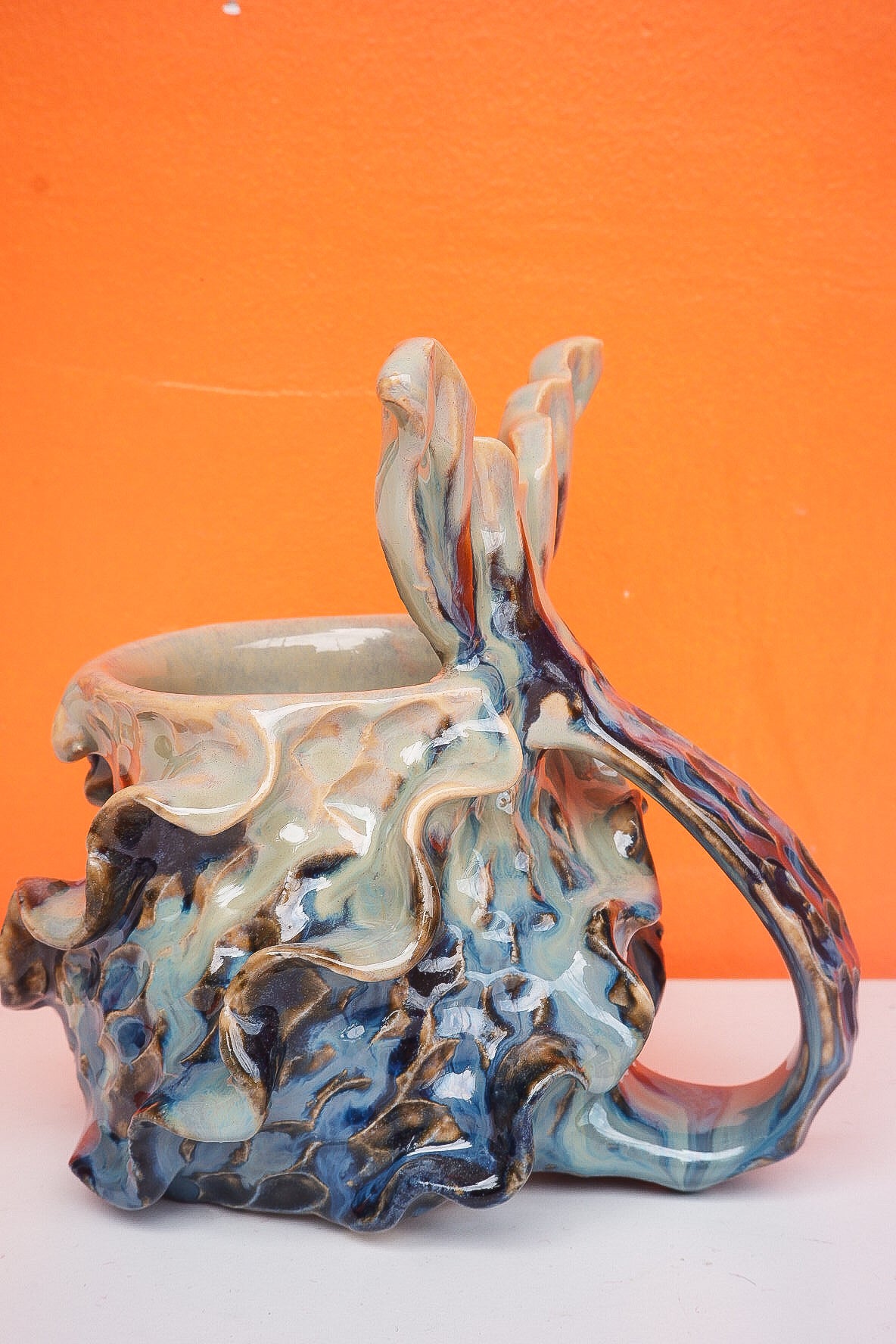 Opal green Oceana Mermug (Discounted)