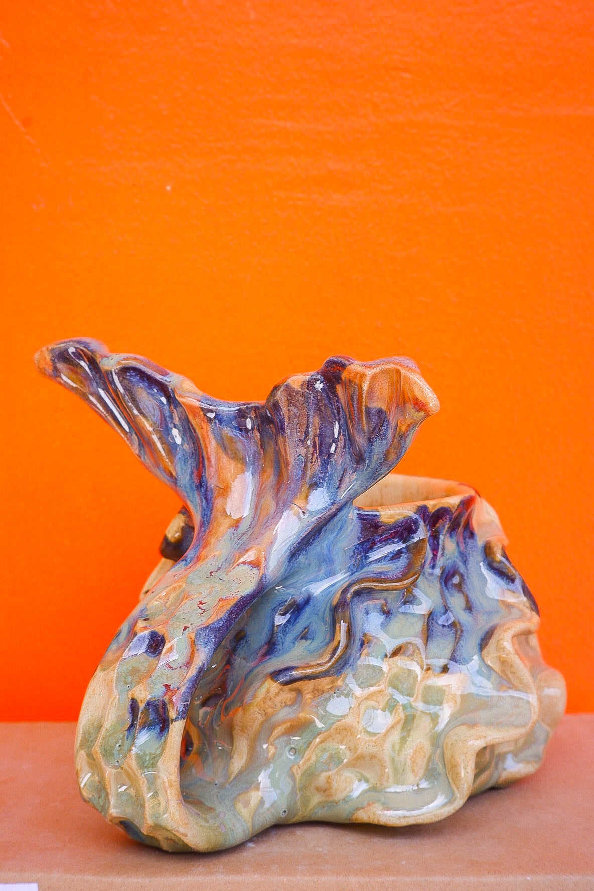 Blue Cobalt and Jade Oceana Mermug (Discounted)