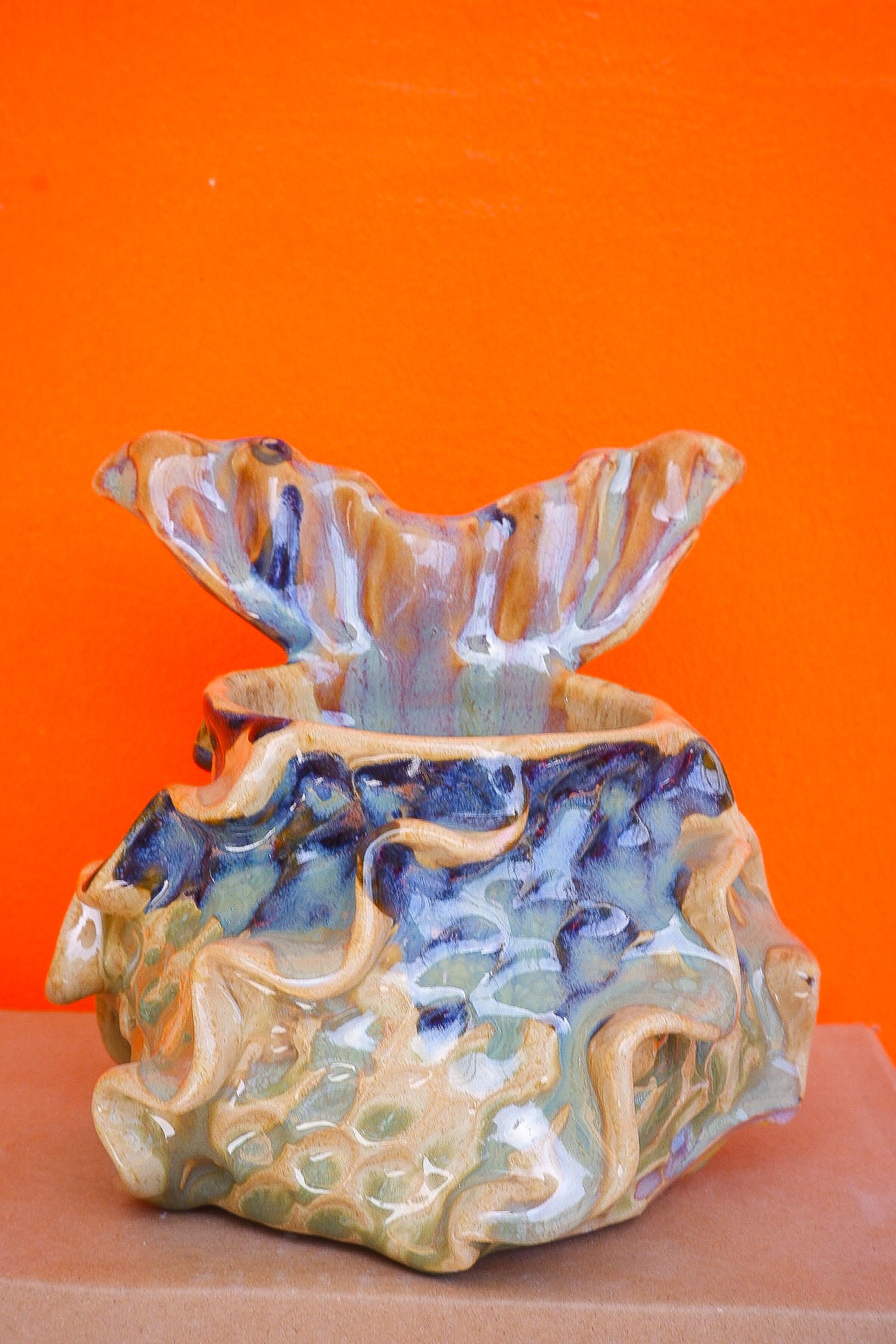 Blue Cobalt and Jade Oceana Mermug (Discounted)