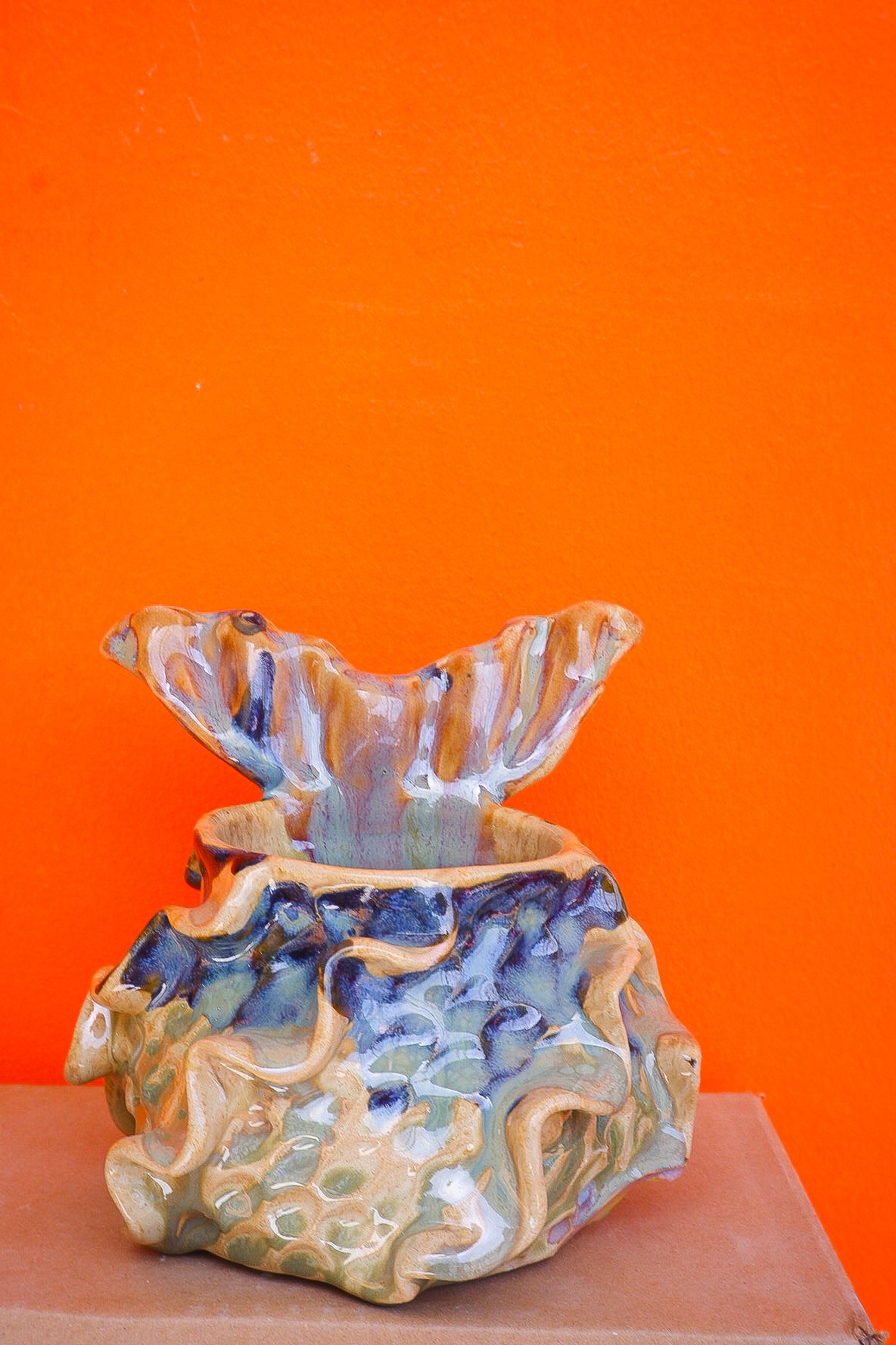 Blue Cobalt and Jade Oceana Mermug (Discounted)