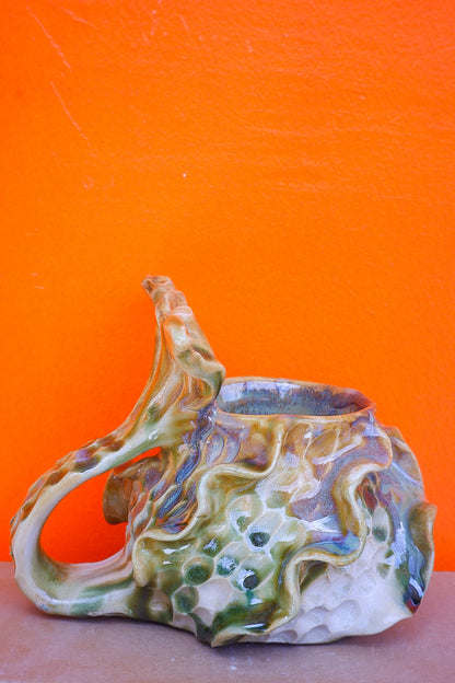 Lilac Emerald Oceana Mermug  (Discounted)