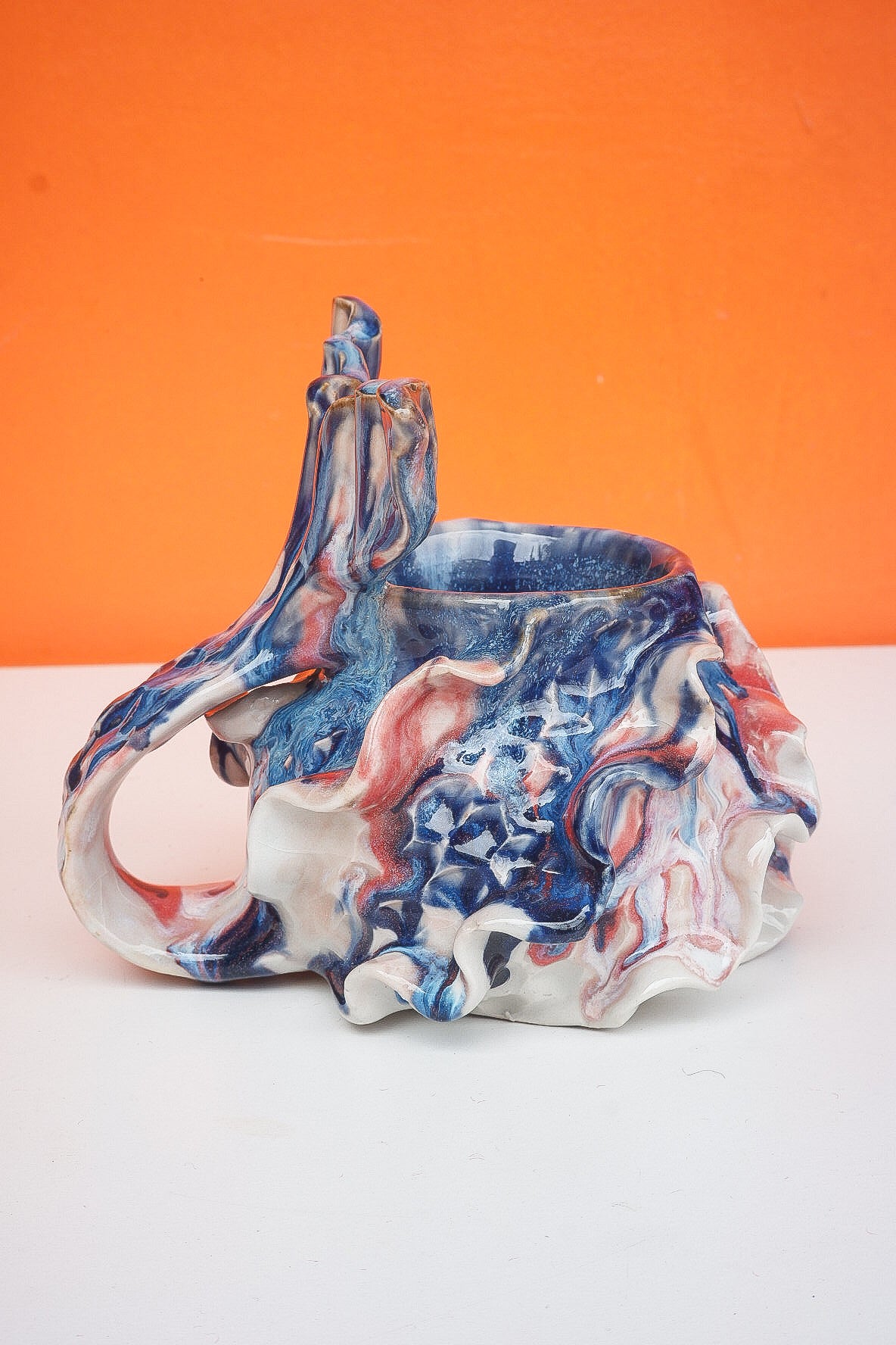 Blue & Pink pastel Oceana Mermug