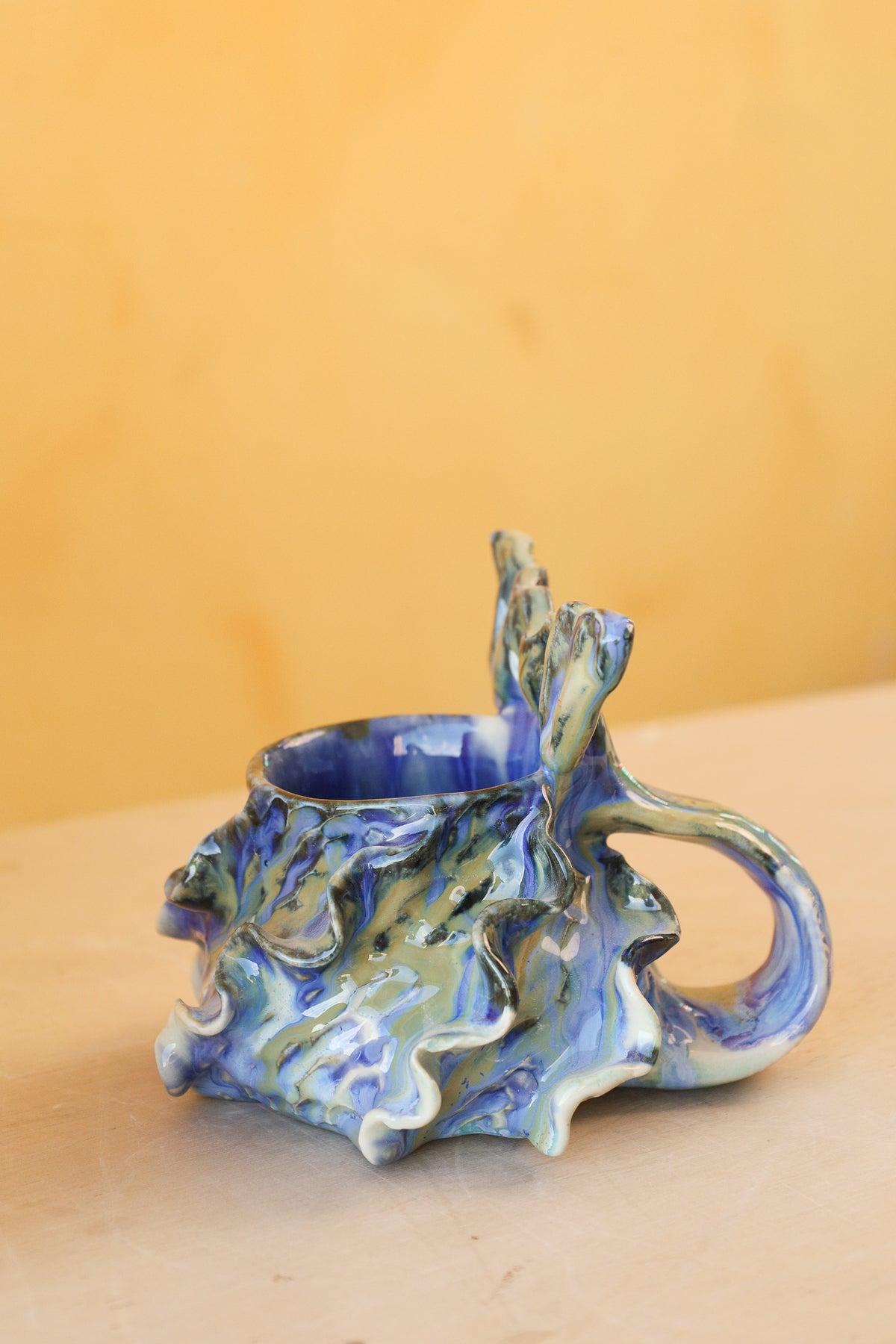 Mermug 07 (Cobalt blue & Jade)