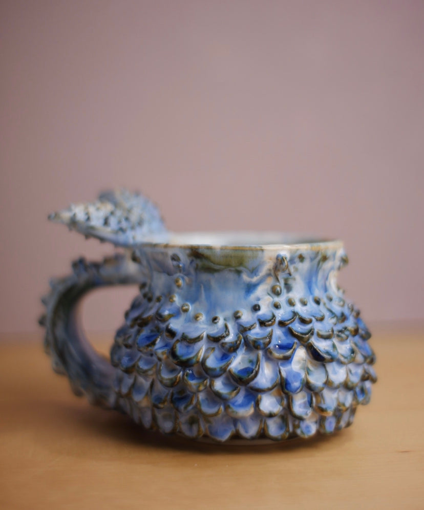 Mermaid Dragon Mug (discounted see photos)