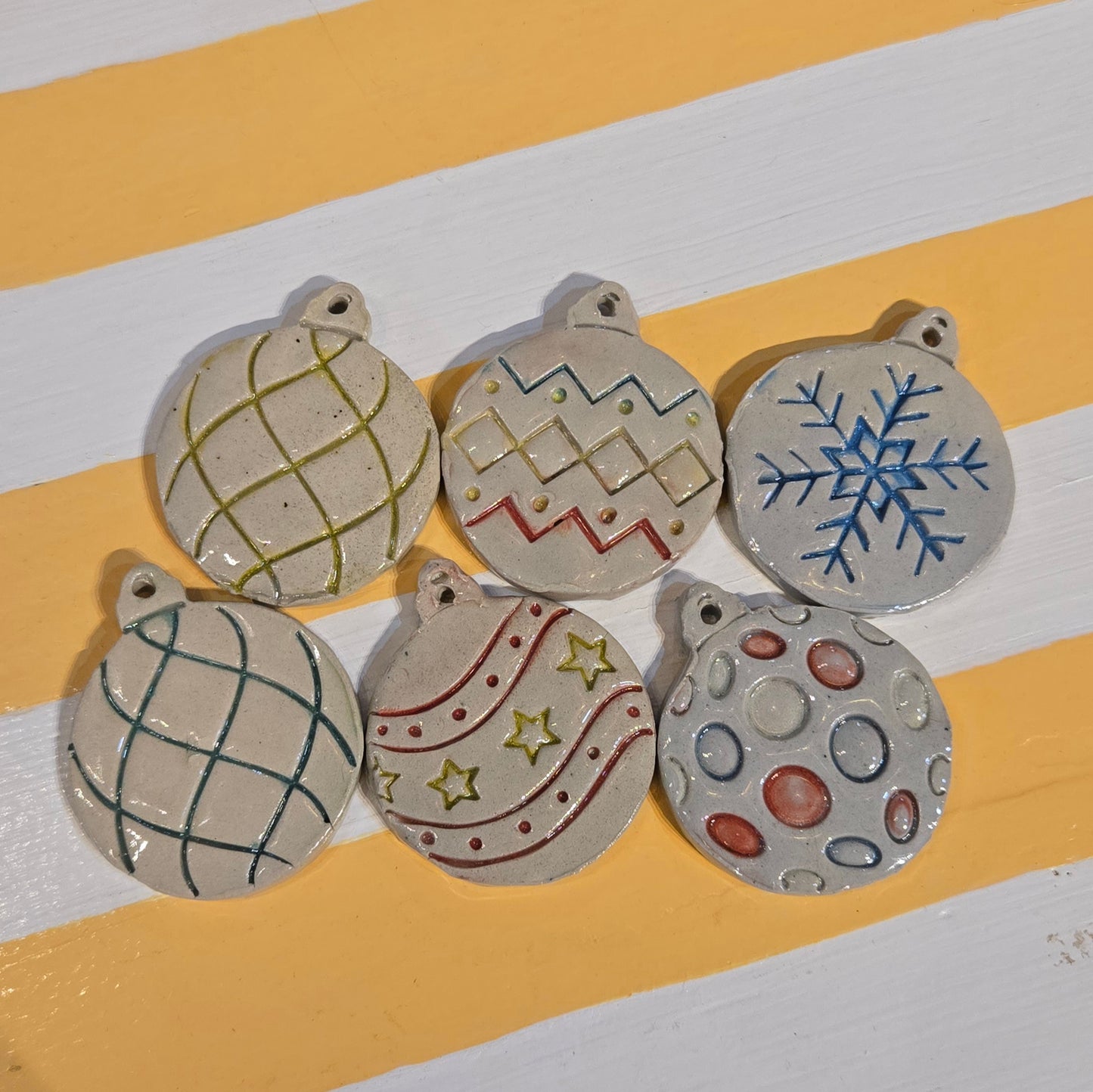 Christmas Ball Ornaments (Set of 6)