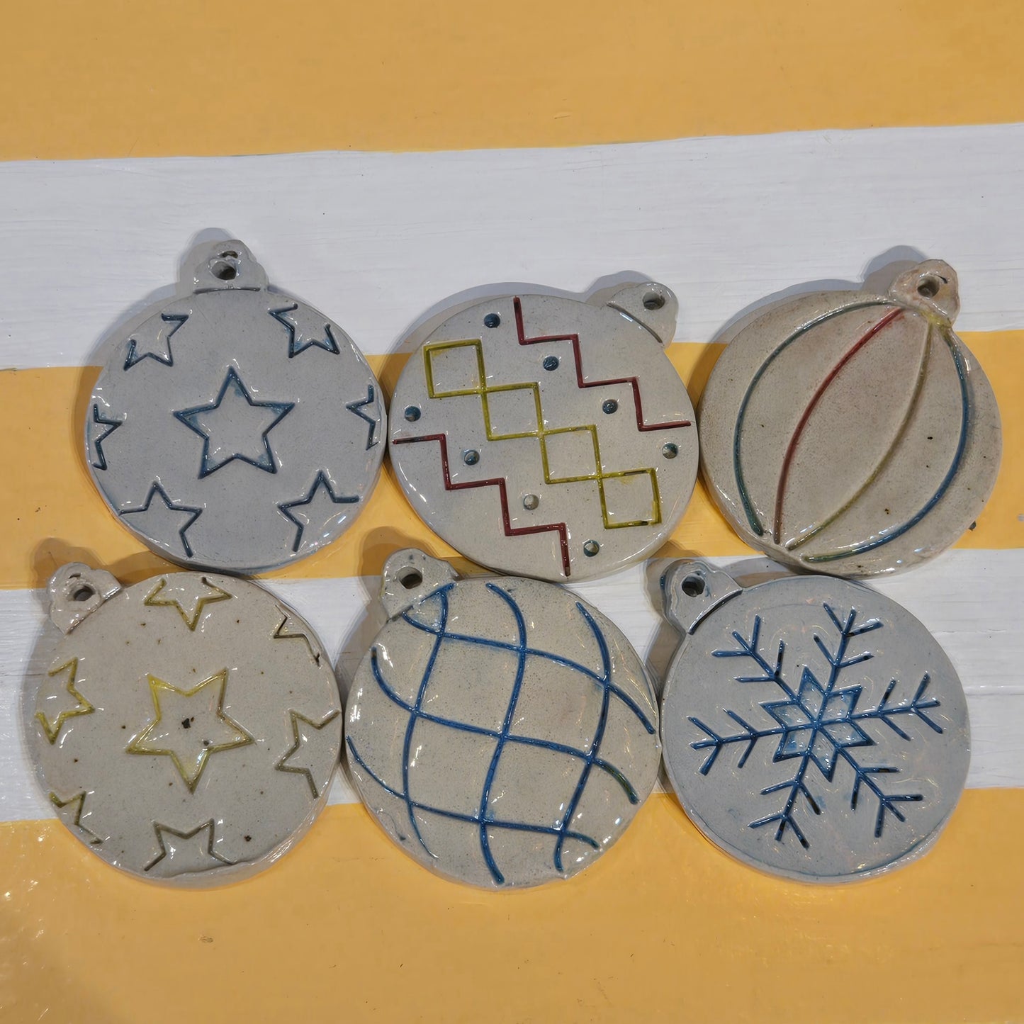 Christmas Ball Ornaments (Set of 6)