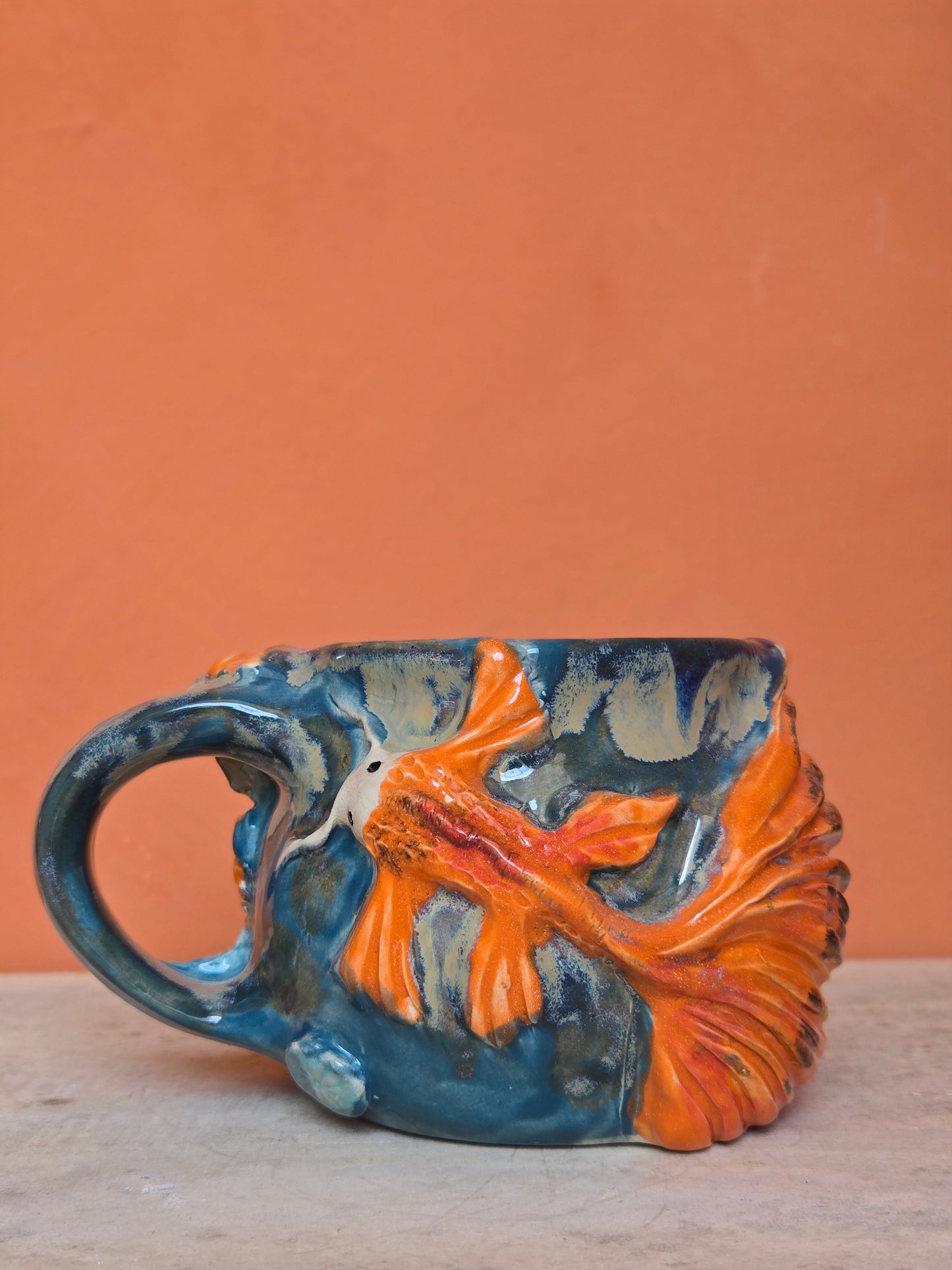 🟠 Orange Koi with water lilies ✨️