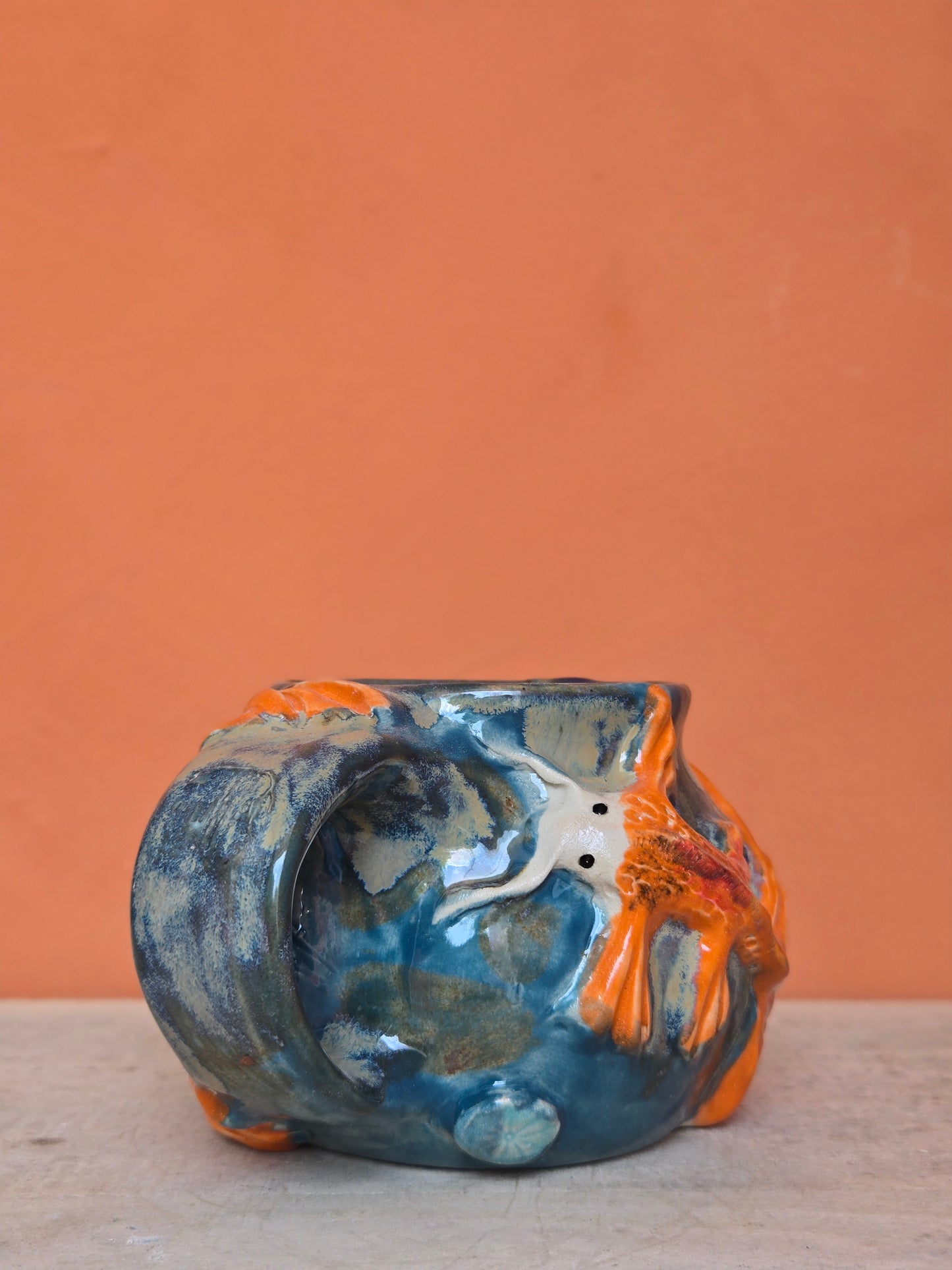 🟠 Orange Koi with water lilies ✨️