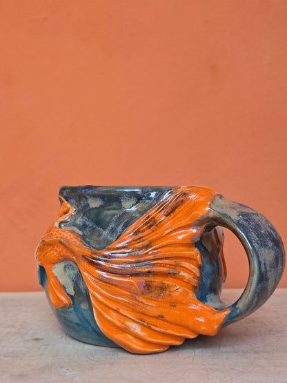 🟠 Orange Koi with water lilies ✨️