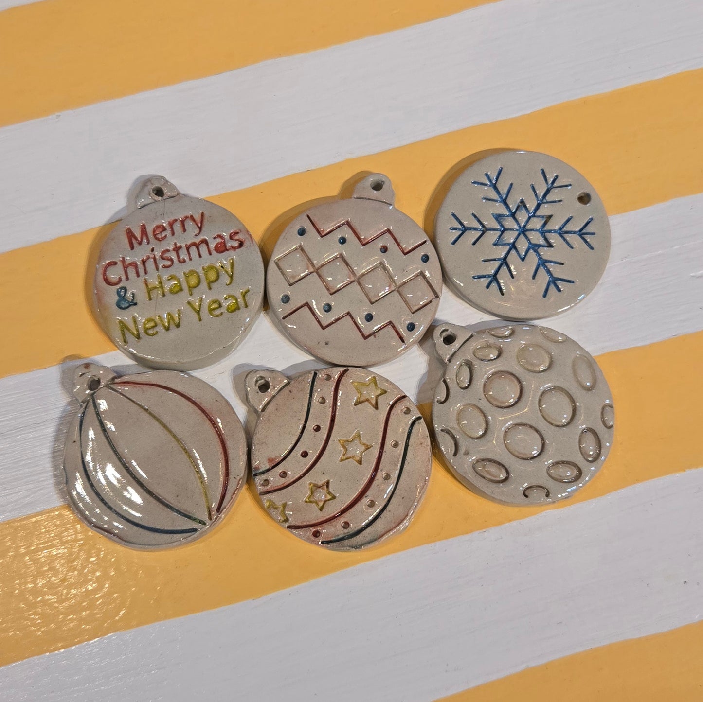 Christmas Ball Ornaments (Set of 6)