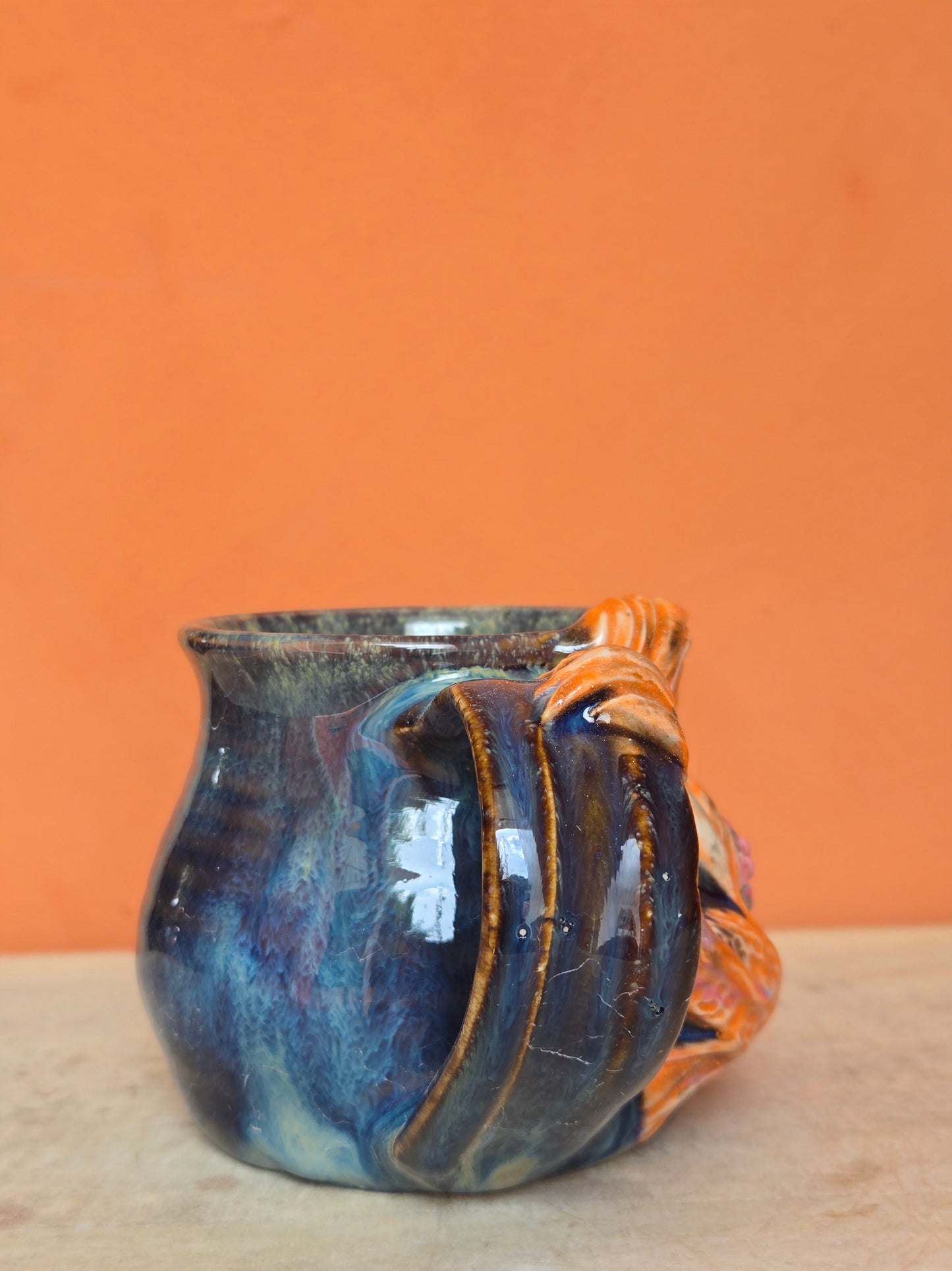 Yin yang🟠 Orange Koi with lotus bloom