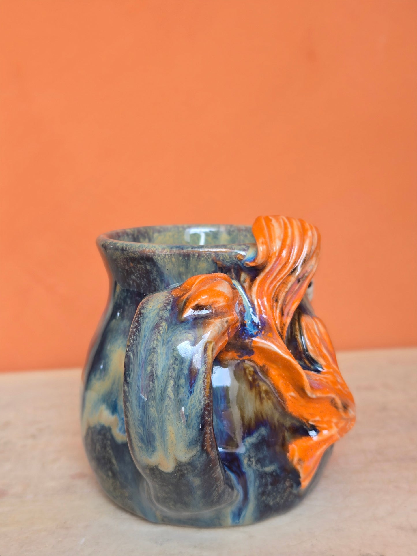 🔴yin yang with lotus bloom, corals and water lilies