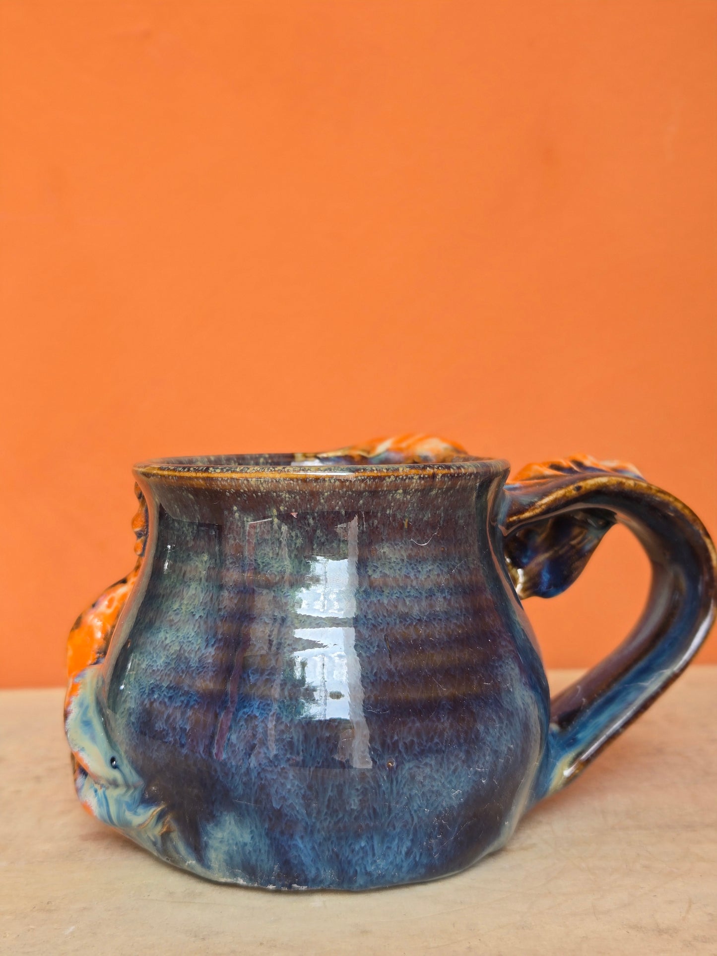 Yin yang🟠 Orange Koi with lotus bloom