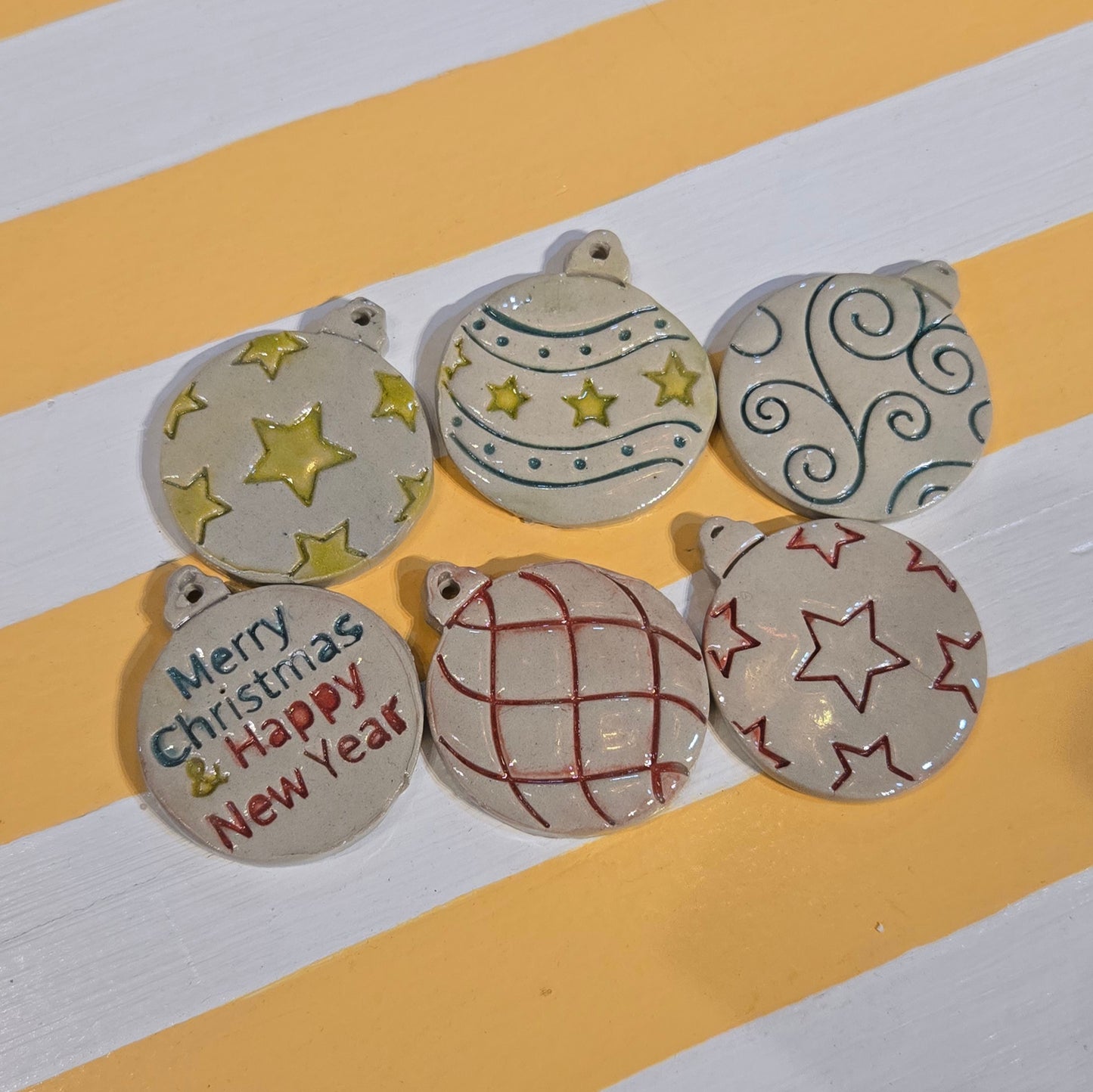 Christmas Ball Ornaments (Set of 6)