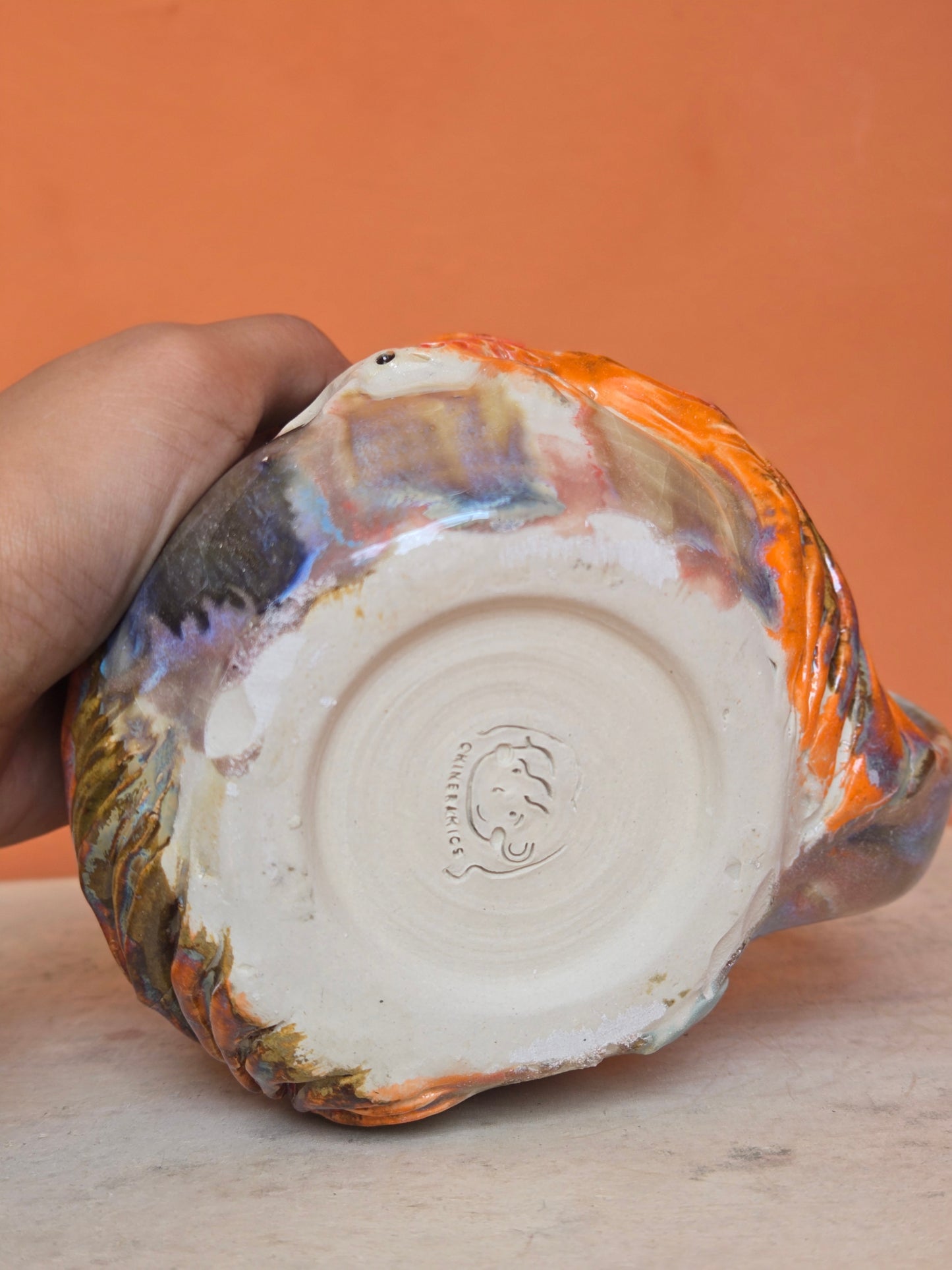 🔴 🟠 Orange & Red Koi with water lilies (discounted)