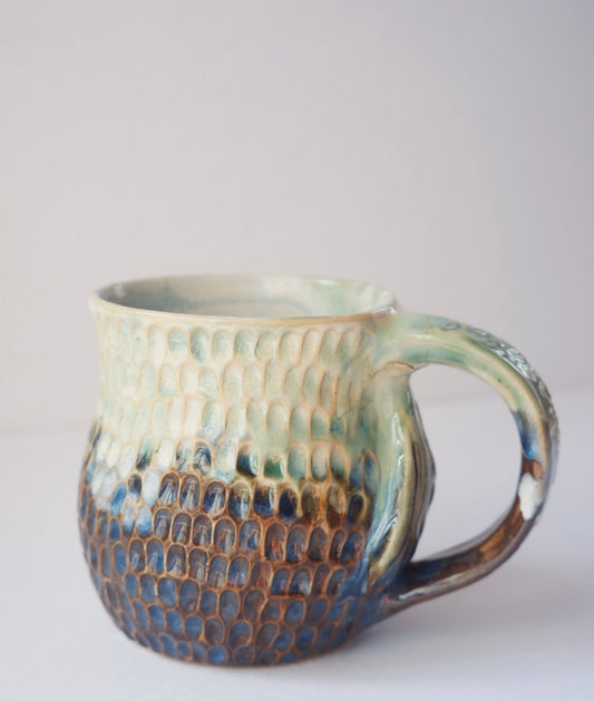 Green Crystal Mermug (discounted)✨🧜‍♀️