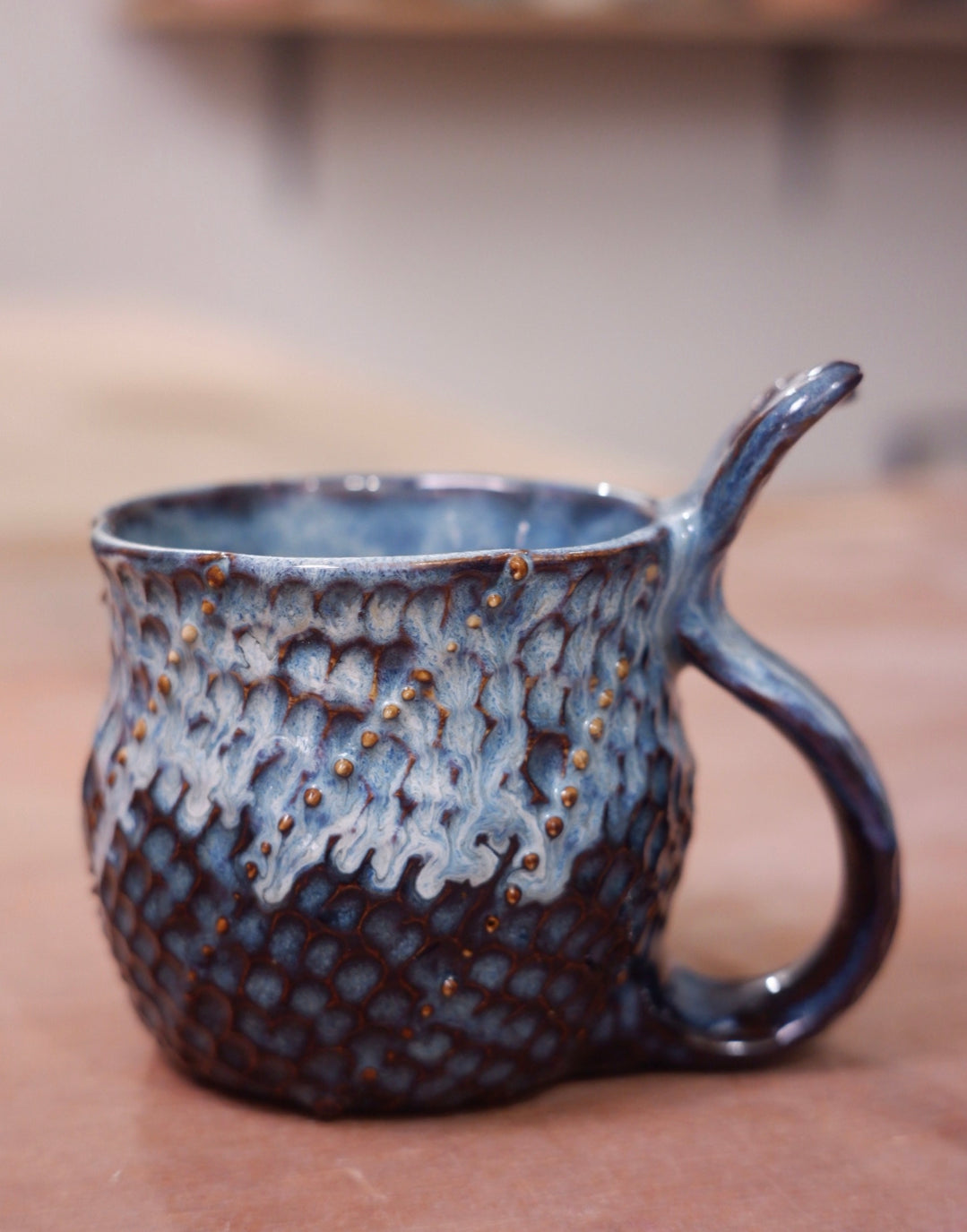 Icy blue mermug