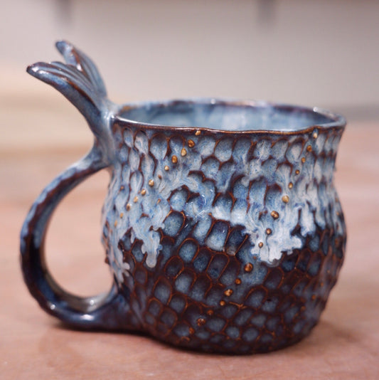 Icy blue mermug